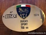 DUCATI 750 Sport Targa Oro ASI + C.I FIVA